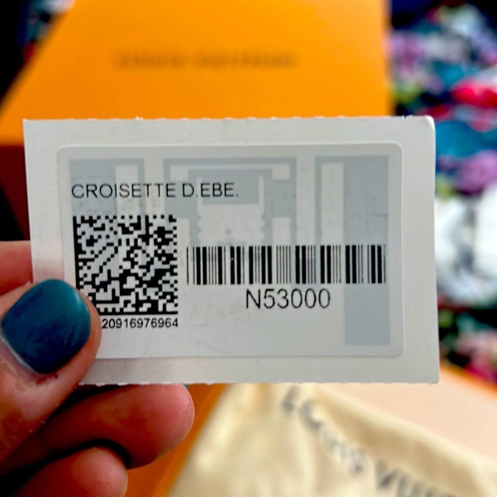 Louis Vuitton Croisette D EBE Authentic